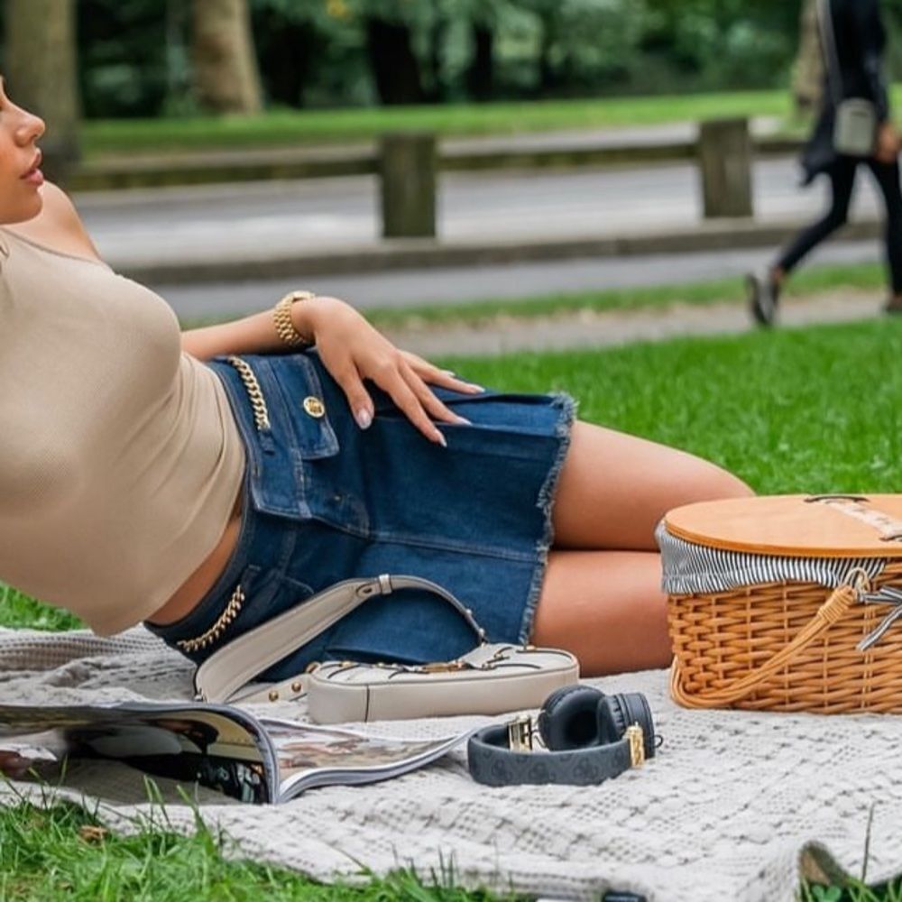 Oh polly tan crop top